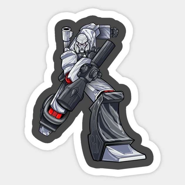 Megatron Sticker by SeanB1